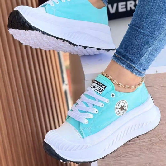Zapatillas Star High color verde agua, suaves y refrescantes como una brisa tropical en tu outfit